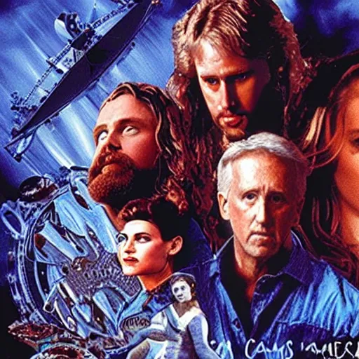 Prompt: an amazing masterpiece of art by james cameron