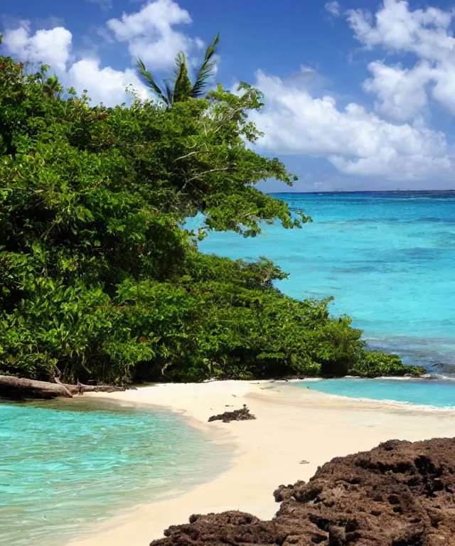 Prompt: turtle bay beach jamaica