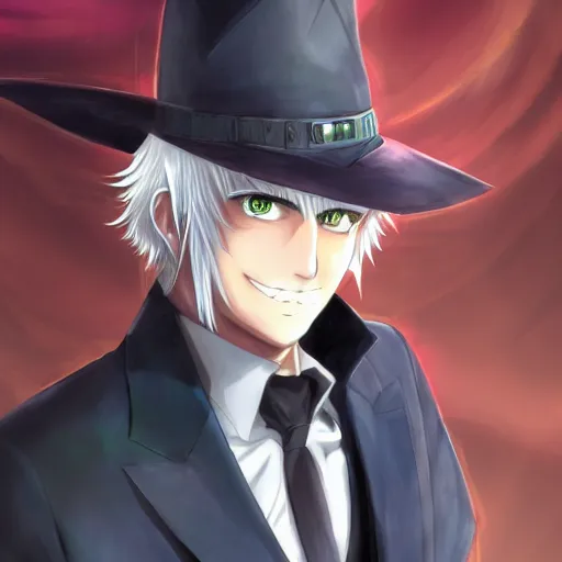 Image similar to portrait of robert eo speedwagon, anime fantasy illustration by tomoyuki yamasaki, kyoto studio, madhouse, ufotable, comixwave films, trending on artstation