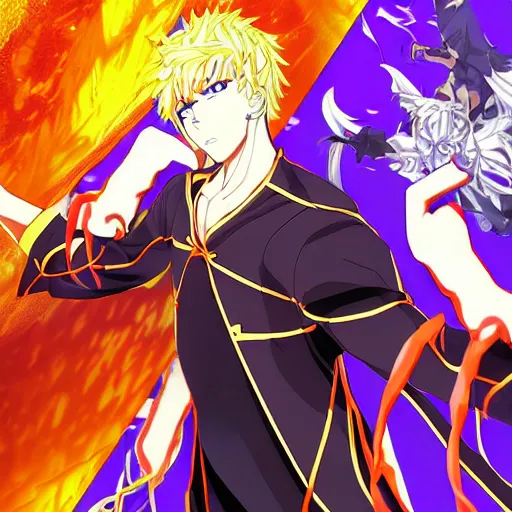 Image similar to fate anime gilgamesh gates