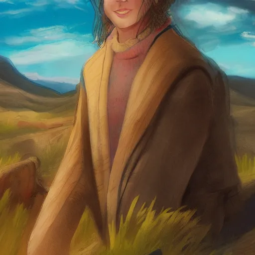 Prompt: a portrait of a character in a scenic environment by kieran yanner