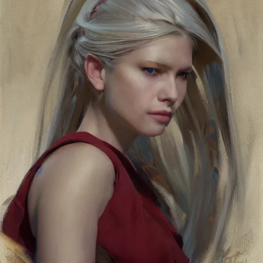 Image similar to Full length portrait painting of Lyse from Final Fantasy XIV, by Richard Schmid and Jeremy Lipking and antonio rotta