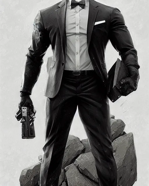 Prompt: gigachad luigi bodybuilder posing like saitama and jason statham wearing a suit in the mountain, fantasy character portrait, ultra realistic, anime key visual, full body concept art like ernest khalimov, intricate details, highly detailed by greg rutkowski, ilya kuvshinov, gaston bussiere, craig mullins, simon bisley