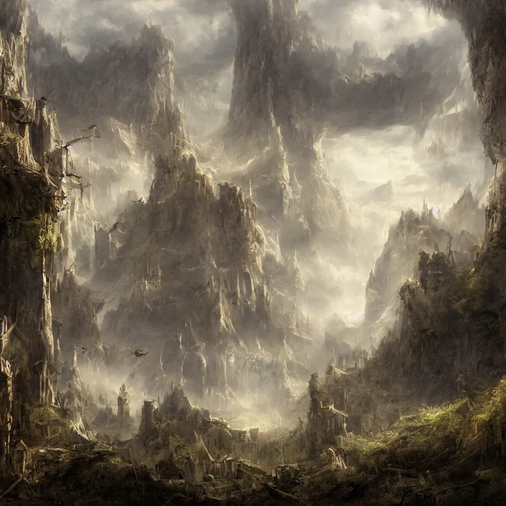 Image similar to chriss voss matte painting