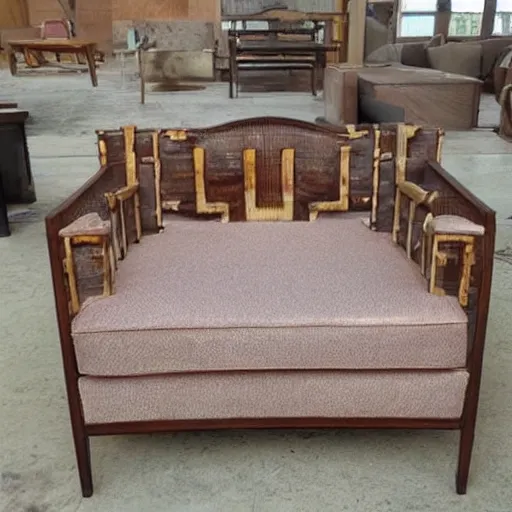 Image similar to ugly furniture for sale on facebook,