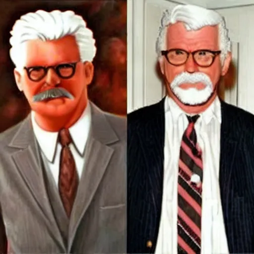 Prompt: colonel sanders, usmc