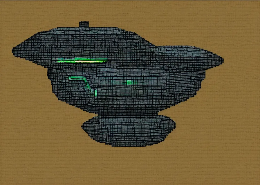 Prompt: alien mothership, videogame texture, drawn in microsoft paint