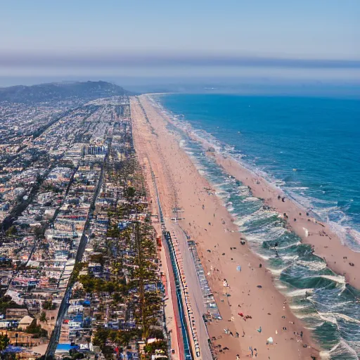 Image similar to a high resolution photograph of santa monica pier, 4 k high - resolution photograph, ultra detail, hd photo