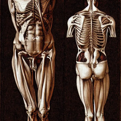 Image similar to Leonardo da Vinci anatomy study