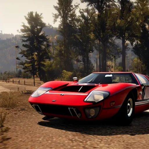 Image similar to ford gt 4 0 in red dead redemption 2