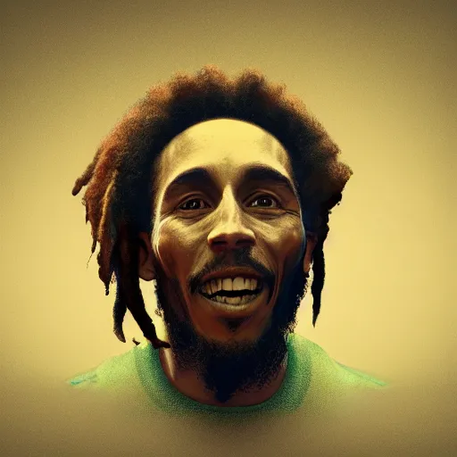 Image similar to portrait of bob marley, natural, hyper detailed, digital art, trending in artstation, cinematic lighting, studio quality, smooth render, unreal engine 5 rendered, octane rendered, art style by degas, john singer sergant