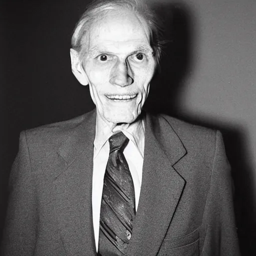 Image similar to A photograph portrait of old Jerma985 in his eighties who looks like Jerma985 wearing a blazer in the 1990s, Jerma985, looks like Jerma985, taken in the early 1990s, taken on a 1990s Camera, realistic, hyperrealistic, very realistic, highly detailed, very detailed, extremely detailed, detailed, digital art, trending on artstation, headshot and bodyshot