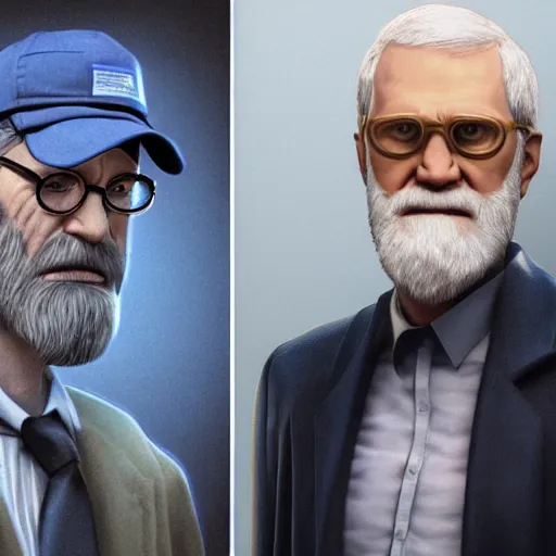 Image similar to hyperrealistic dslr film still of david letterman disguised as usps postal worker, delivering mail, stunning 8 k octane comprehensive 3 d render, inspired by istvan sandorfi & greg rutkowski & unreal engine, perfect symmetry, dim volumetric cinematic lighting, extremely hyper - detailed, incredibly real lifelike attributes & flesh texture, intricate, masterpiece, artstation, stunning