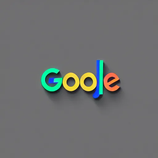 Image similar to redesigned google logo, high quality, 4 k, designer finish