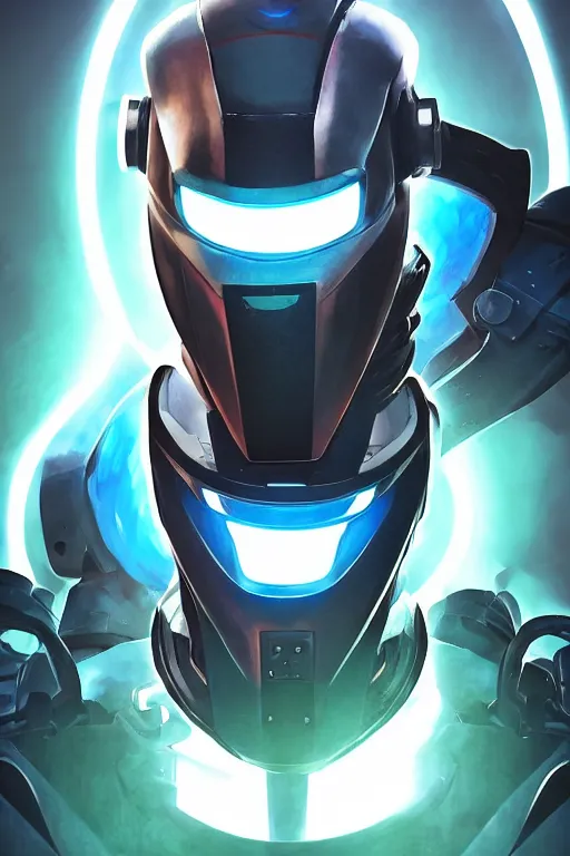 Image similar to epic mask helmet robot ninja portrait stylized as fornite style game design fanart by concept artist gervasio canda, behance hd by jesper ejsing, by rhads, makoto shinkai and lois van baarle, ilya kuvshinov, rossdraws global illumination radiating a glowing aura global illumination ray tracing hdr render in unreal engine 5