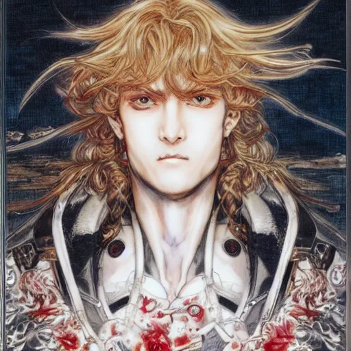 Image similar to a portrait of a character, by Ayami Kojima