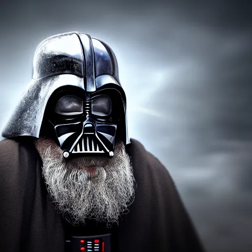 Image similar to darth vador as a dwarf warrior in the lords of the rings. portrait, photography, ultra realistic, 4k, 8k