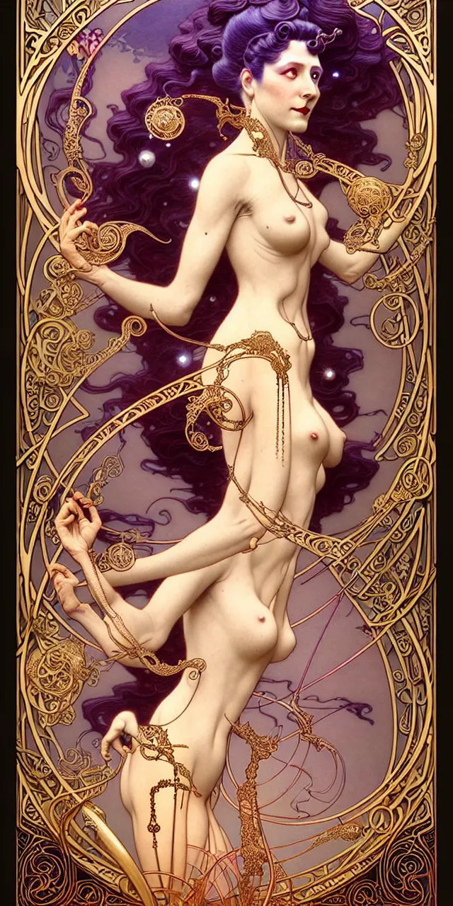 Prompt: beautiful matahari art nouveau fantasy character portrait, ultra realistic, intricate details, the fifth element artifacts, highly detailed by peter mohrbacher, hajime sorayama, wayne barlowe, boris vallejo, aaron horkey, gaston bussiere, craig mullins alphonse mucha, art nouveau curves swirls and spirals, flowers pearls beads crystals jewelry goldchains scattered