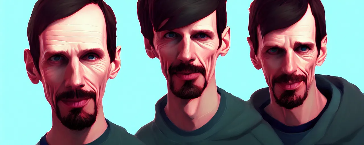 Image similar to portrait of Skinny Pete, Breaking Bad tepainting concept Blizzard pixar maya engine on stylized background splash comics global illumination lighting artstation lois van baarle, ilya kuvshinov, rossdraws