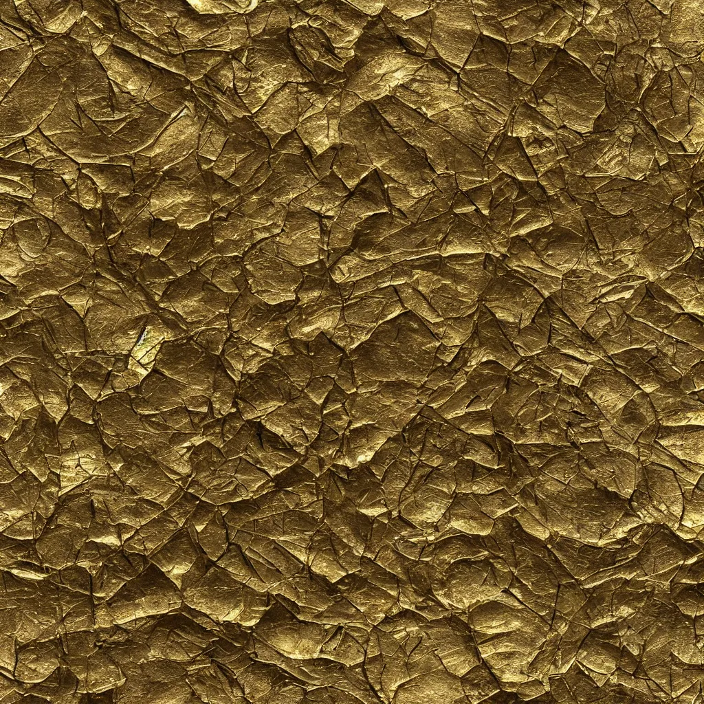 Image similar to seamless tileable texture of damaged metal gold, realistic, very detailed, beautiful, intricate details, sharp focus, substance designer, substance render, substance painter, marmoset, unreal engine, octane render