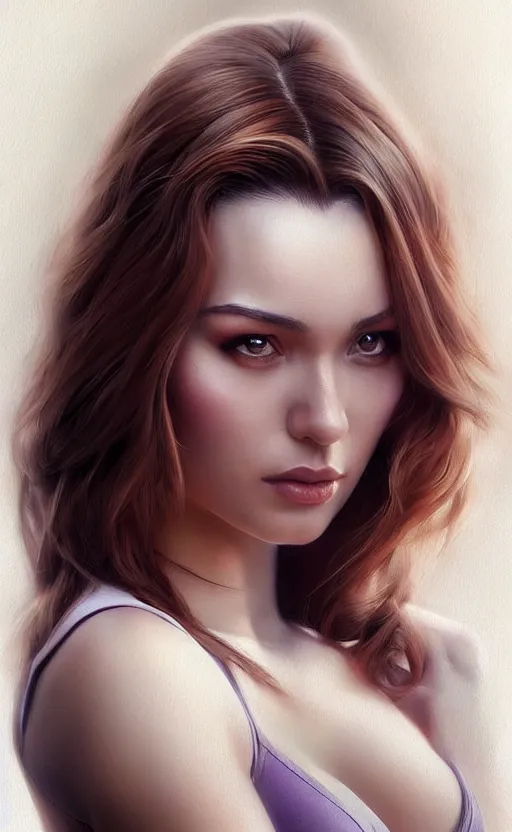 Image similar to full length photo of a gorgeous young woman in the style of stefan kostic, realistic, sharp focus, 8k high definition, insanely detailed, intricate, elegant, art by stanley lau and artgerm