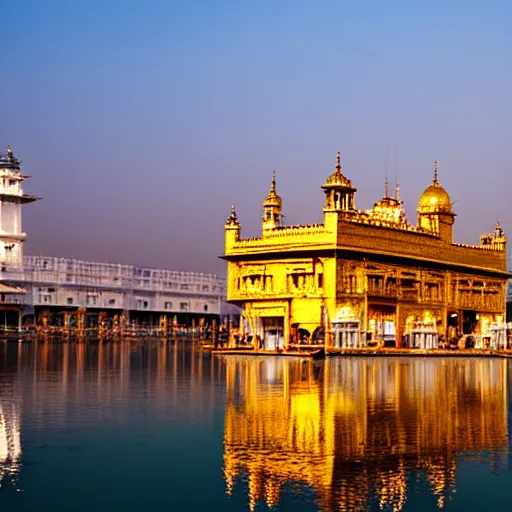 Image similar to a golden temple, ancient, architecture