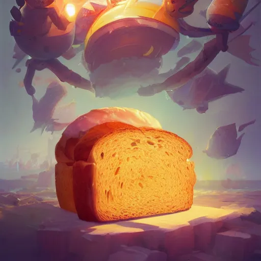 Prompt: portrait of the legendary slice of bread, battle toast, pixar, pokemon, volumetric lighting, dynamic composition, art by sachin teng and sergey kolesov and ruan jia and heng z, fantasy, hyper detailed, ultra realistic, sharp focus, wildlife photography, national geographic, octane render, concept art