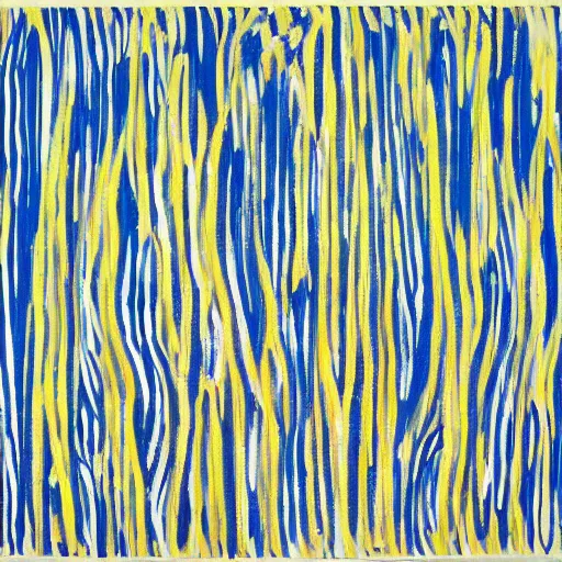 Prompt: a river scene. The river is represented by a line winding through the center of the mixed mediart. The banks of the river are represented by two lines, one on each side. instruction manual by Emily Kame Kngwarreye calm, aesthetic