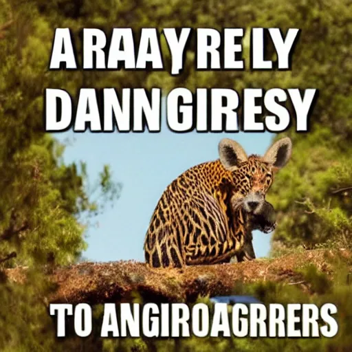 Image similar to a really really really dangerous creature