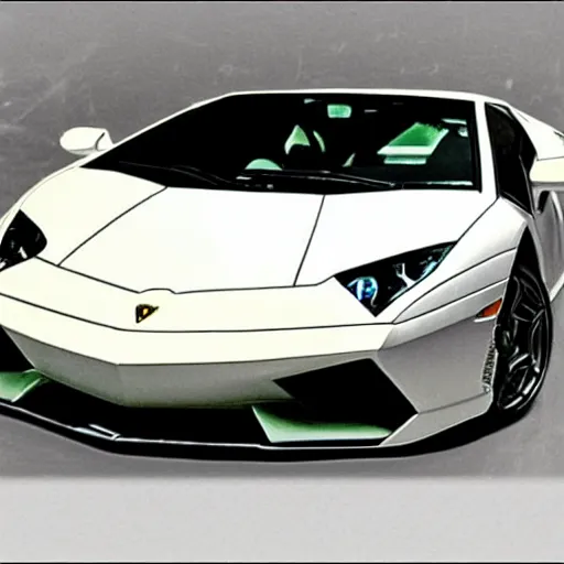 Image similar to x-ray photo Lamborghini car get hit by Lightning strike,