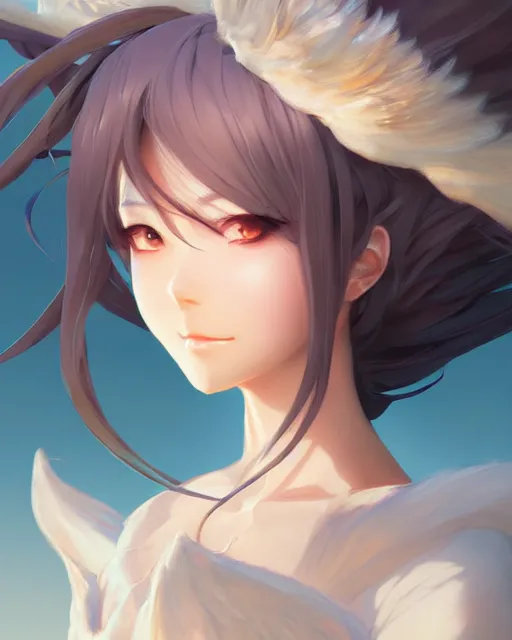 Prompt: character concept art of an anime goddess of wind | | cute - fine - face, pretty face, realistic shaded perfect face, fine details by stanley artgerm lau, wlop, rossdraws, james jean, andrei riabovitchev, marc simonetti, and sakimichan, tranding on artstation