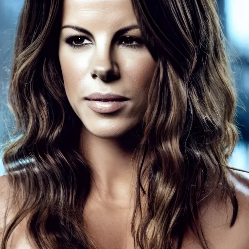 Image similar to Portrait of Kate Beckinsale in underworld,50mm