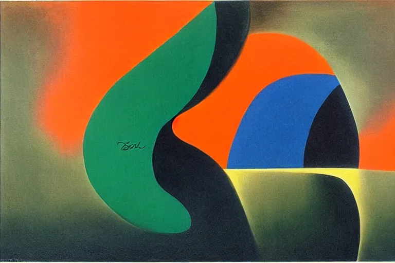 Image similar to soft calendars, soft billboards - born under a bad sign, good luck and trouble are my only friends, colors orange, white!!, dark green, dark blue, surreal abstract painting by salvador dali