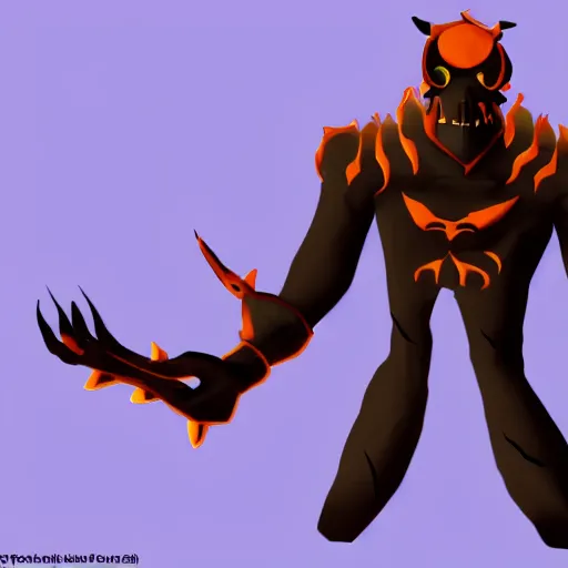 Image similar to demi - fiend from nocturne in tf 2 style