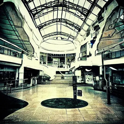 Image similar to “empty shopping mall, selling armor, weapons, fantasy, bright, atmospheric, high definition”