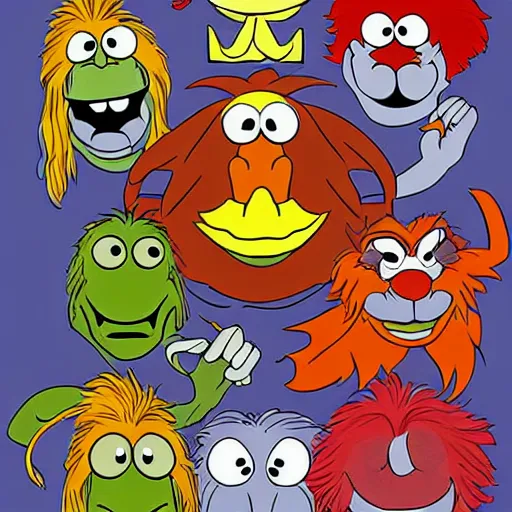 Prompt: thundercats as muppets by jim henson