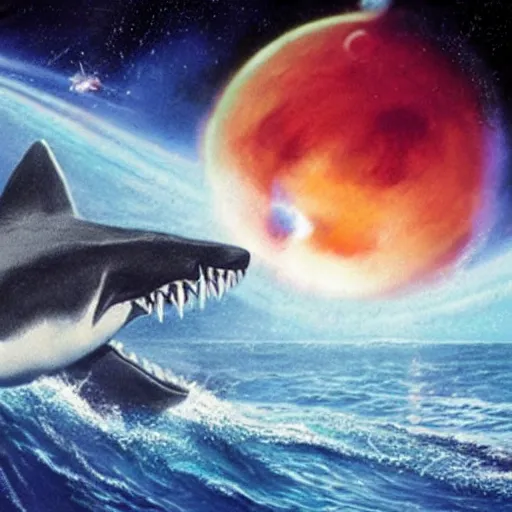 Image similar to jaws in space