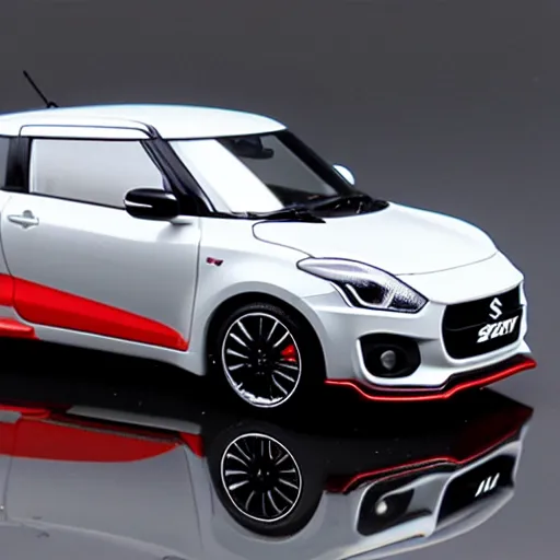 Image similar to Suzuki Swift Sport, 1/24 Scale Model Boxart, high detail, 8k UHD,