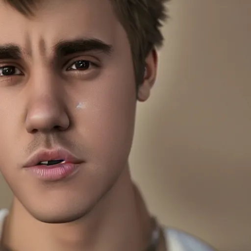 Prompt: hyperrealistic dslr film still of justin bieber, stunning 8 k octane comprehensive 3 d render, inspired by istvan sandorfi & greg rutkowski & unreal engine, perfect symmetry, dim volumetric cinematic lighting, extremely hyper - detailed, incredibly real lifelike attributes & flesh texture, intricate, masterpiece, artstation, stunning