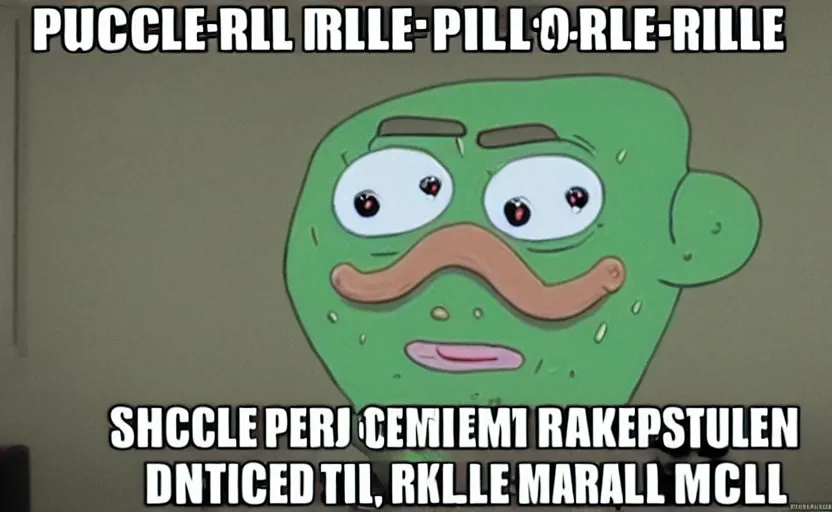 Image similar to pickle-rick rick-roll