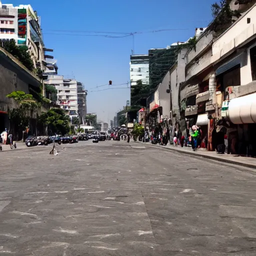 Prompt: mexico city streets