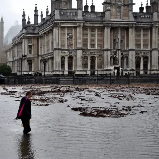 Image similar to London after Climate Change