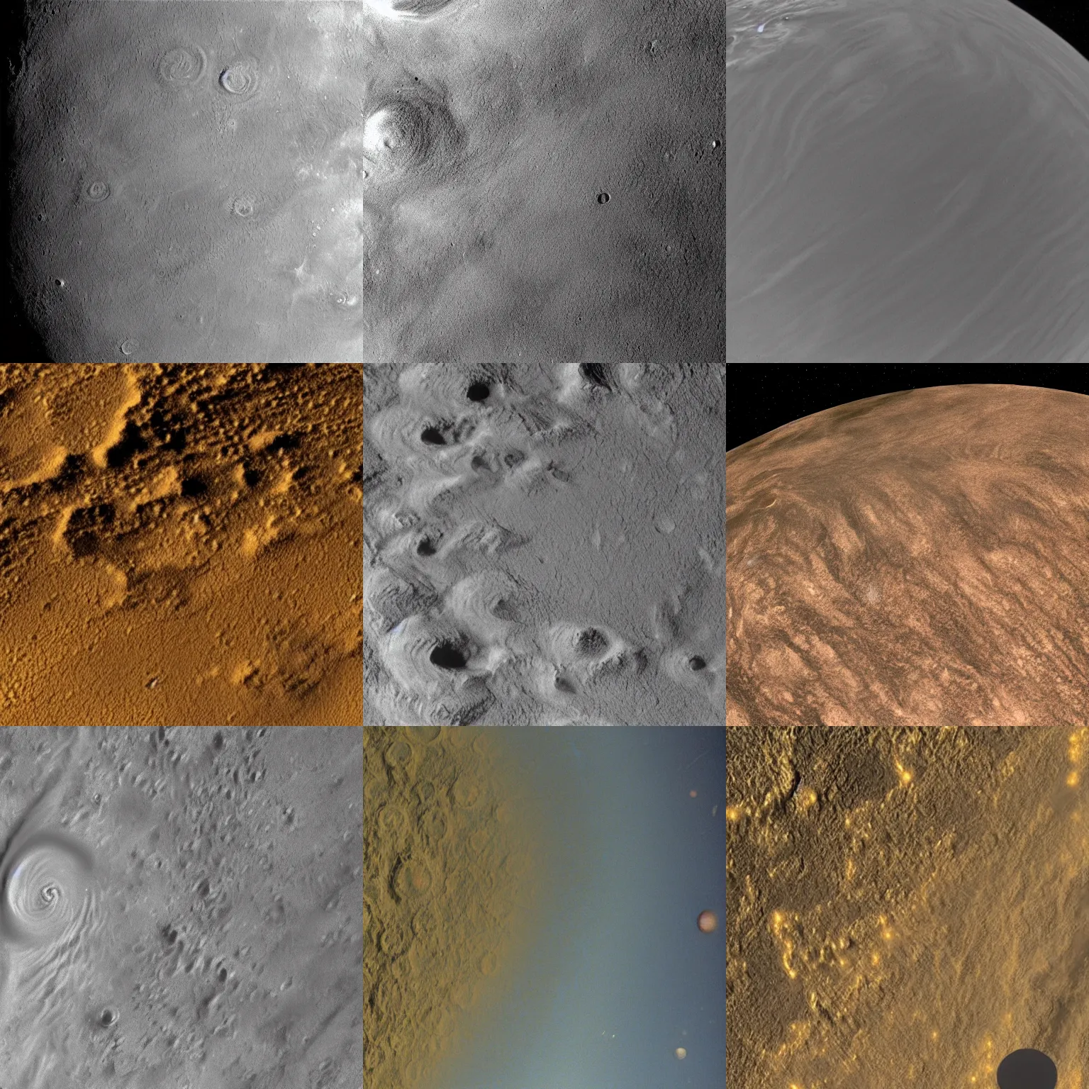 Prompt: venus terrain, NASA photography