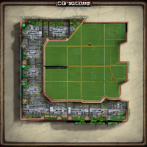 Image similar to csgo game minimap, layout of map