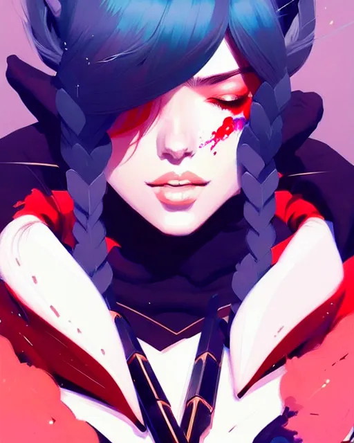 Image similar to a ultradetailed painting of ashe from league of legends by conrad roset, greg rutkowski and makoto shinkai trending on artstation