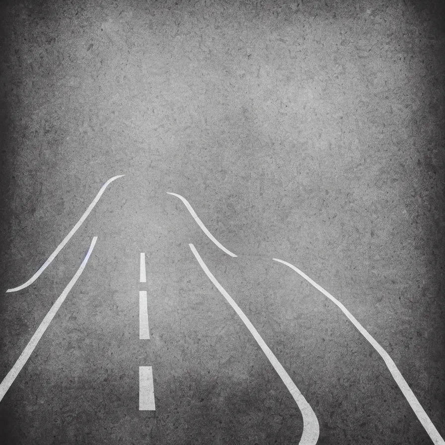 Prompt: artwork about the metaphorical road that clears all doubts from your mind