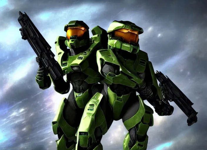 Image similar to halo 2 render by blur studios. winner.