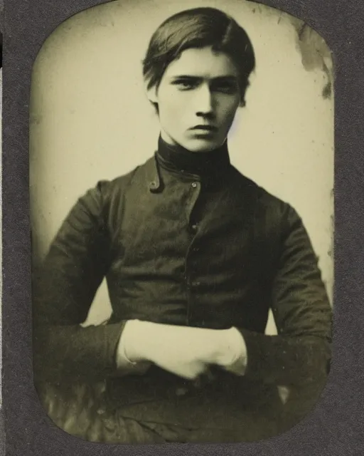Prompt: tintype photo of bazarov, handsome cynical young russian man, by julia margaret cameron 1 8 8 0 s, realistic, body shot, sharp focus, 8 k high definition, insanely detailed, intricate, elegant