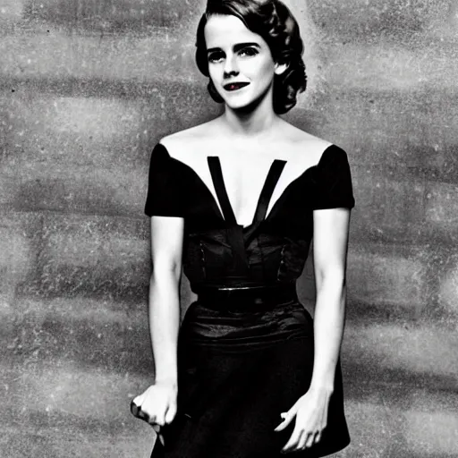 Image similar to Emma Watson pin-up style