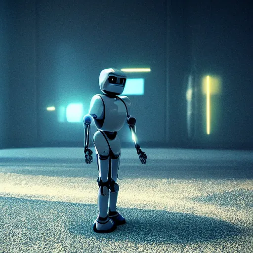 Prompt: a heartbroken artificial intelligence roaming in the galaxy octane render unreal engine 5